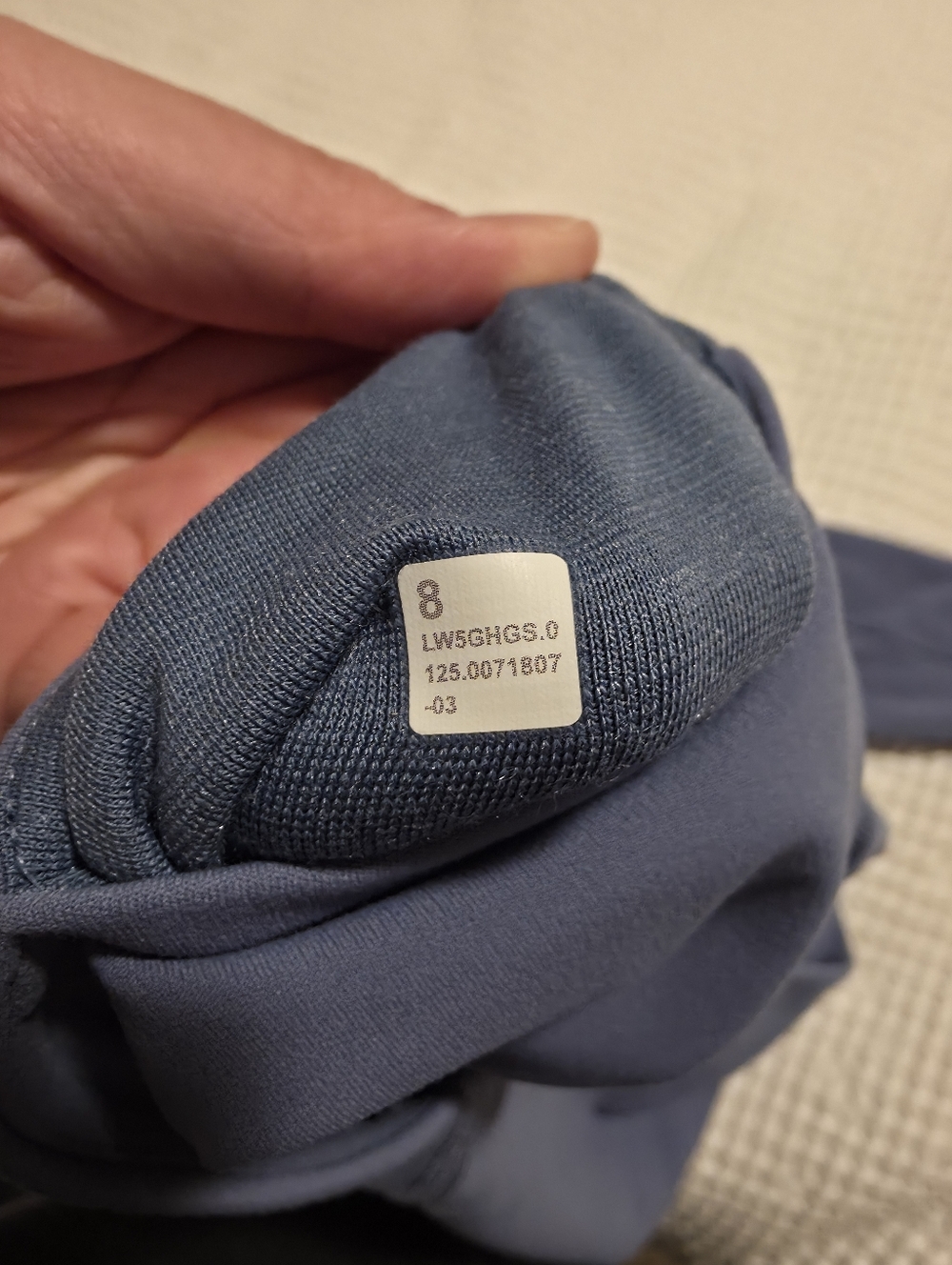 Lululemon Align HR Pant With Pockets 28" In Washed Denim- Size 8